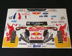 Fiesta M Chassis Bull Decals