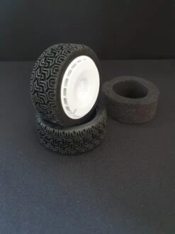 Gravel Tyres 26mm 4pcs On-Road Grip Tyre Set 52mm X 26mm Wheel Tamiya Kyosho HPI TYP2 -Toy Model Car Store 20200501 124254