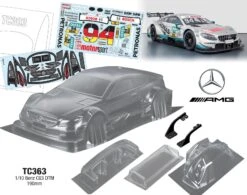 Mercedes Benz DTM Petronas 258/190mm Body Tamiya TT01 TT02