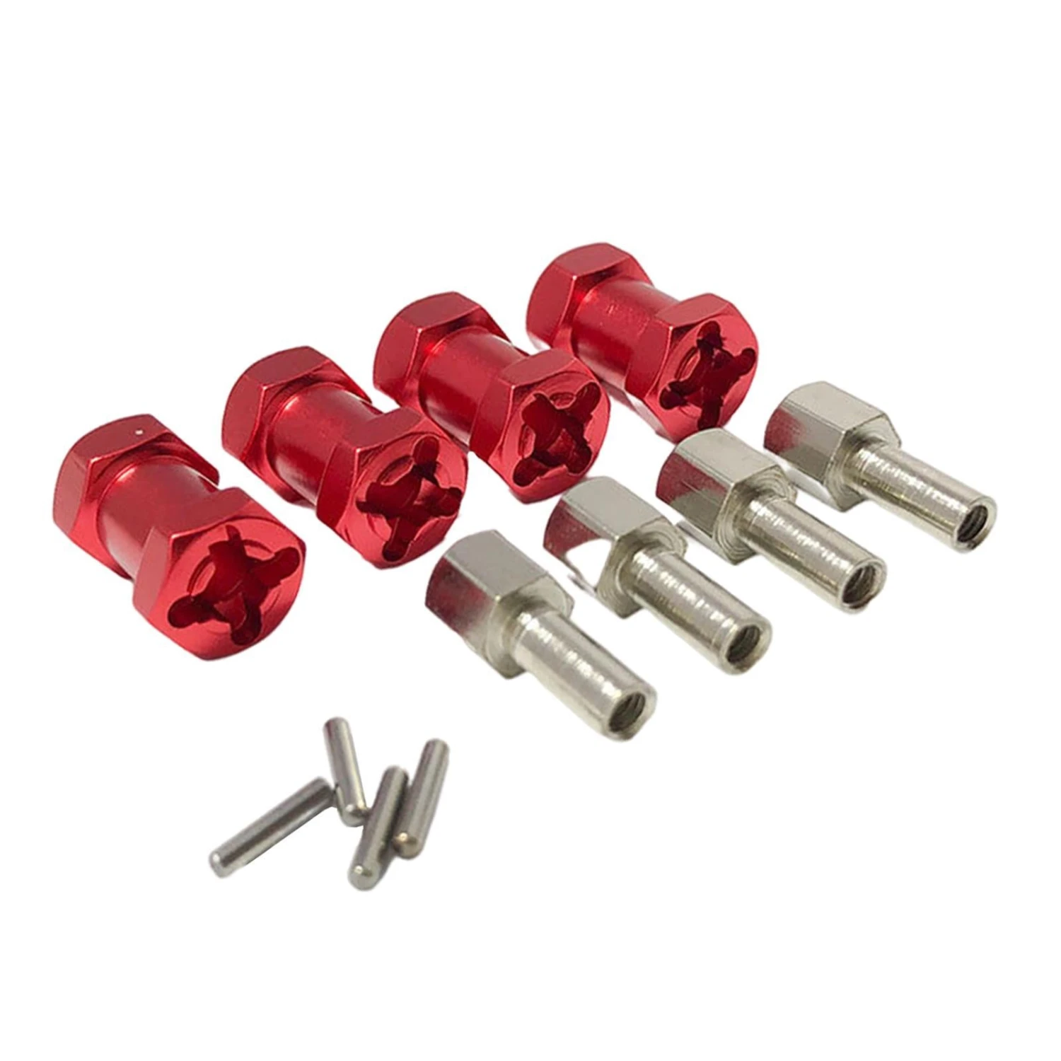12MM Wheel Hub Hex Adapter 20mm Extension Extender 1/10 SCX10 TRX4 FTX Red 3 12MM Wheel Hub Hex Adapter 20mm Extension Extender 1/10 SCX10 TRX4 FTX Red