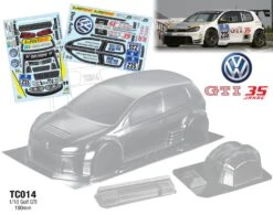 TC014 1/10 Golf GTI, 190mm To Fit Tamiya TT01 TT02 HPI Kyosho