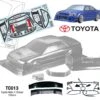 Toyota Mark II Chaser 258/195mm Tamiya TT01 TT02 TC013 -Toy Model Car Store 860624 812cab43a40445e1979645ef2ff0e72b mv2