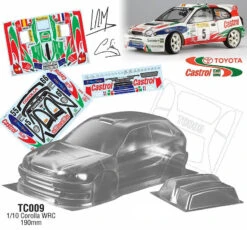 TOYOTA COROLLA WRC BODY PARTS SET 50791 Replica