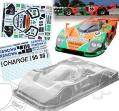 TC017 1/10 Mazda 787B, 190mm, W/3D Wing Mount