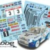 1:10 Ford Escort RS Cosworth Mobil 1 Network Q No 3 Decals Tamiya TT01 TT02 -Toy Model Car Store Car3Mobil1