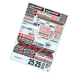 TC903 1/10 Advan Sticker, A4 RC Decals Tyre Tamiya HPI KYOSHO
