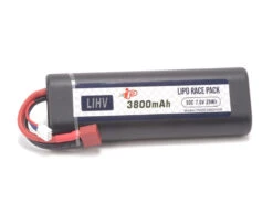 Intellect LiPo HC39 2S 3800mAh 7.6v Stick T-Plug IPTM2S3800HVRRT