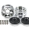 54794 Tamiya - 2-Piece Mesh Wheels (2pcs., Black) Hop-Up Options No.1794 -Toy Model Car Store b 54794