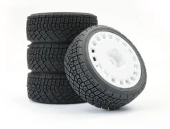 RALLY ANGLE TREAD TYRE SET (4) W/FOAM INSERTS -Toy Model Car Store gallery3 1