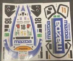 Tc017 Decals Kit For Mazda Group C
