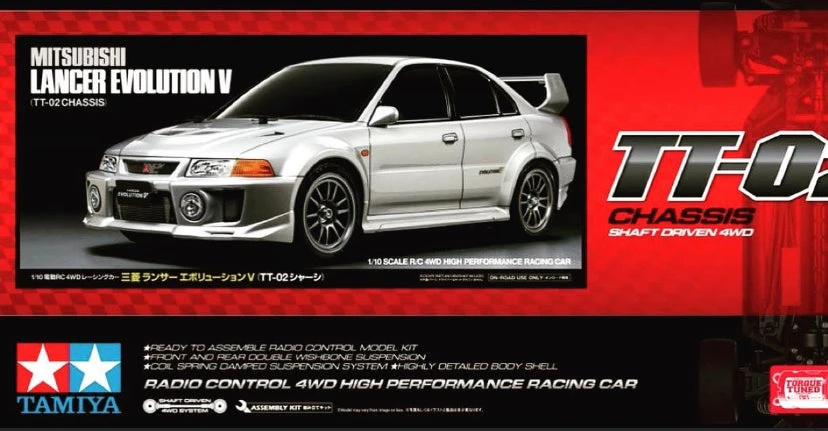 58713 Tamiya Evo V TT02 Chassis 3 58713 Tamiya Evo V TT02 Chassis